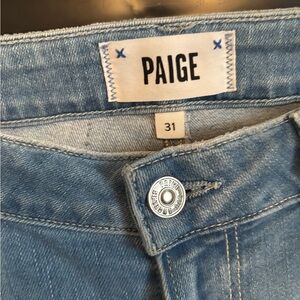 PAIGE Light Blue Denim Jeans